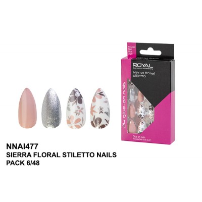 Stiletto Nails, Sierra Floral (6)